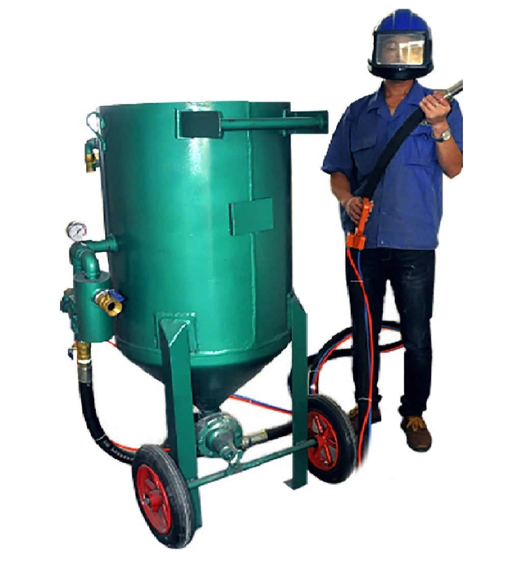 Portable Pressure Sandblasting Pot 100L 200L 300L